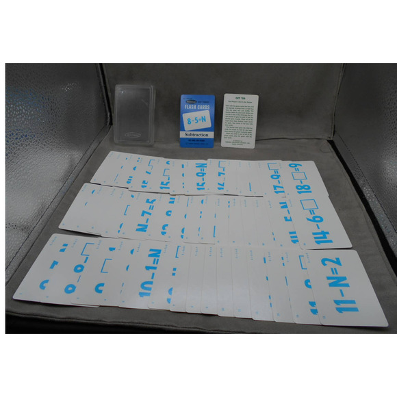 Whitman Help Yourself Math Flash Card Lot: Addition & Subtraction - Picture 9 of 10